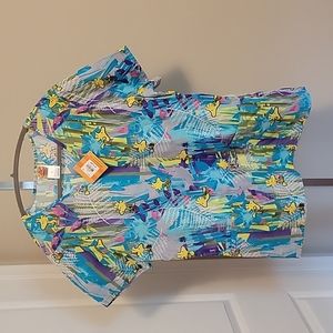 Peanuts Medium Scrub shirt NWT